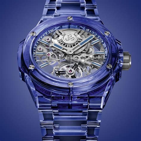 hublot sapphire blue|hublot big bang full sapphire.